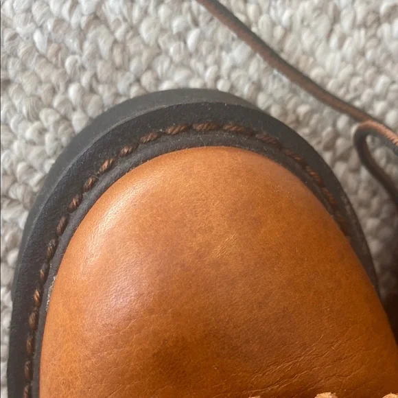 Mens Wrangler Dewitt work Brown Leather Boots 🥾- oil resistant & slip proof - Picture 9 of 10